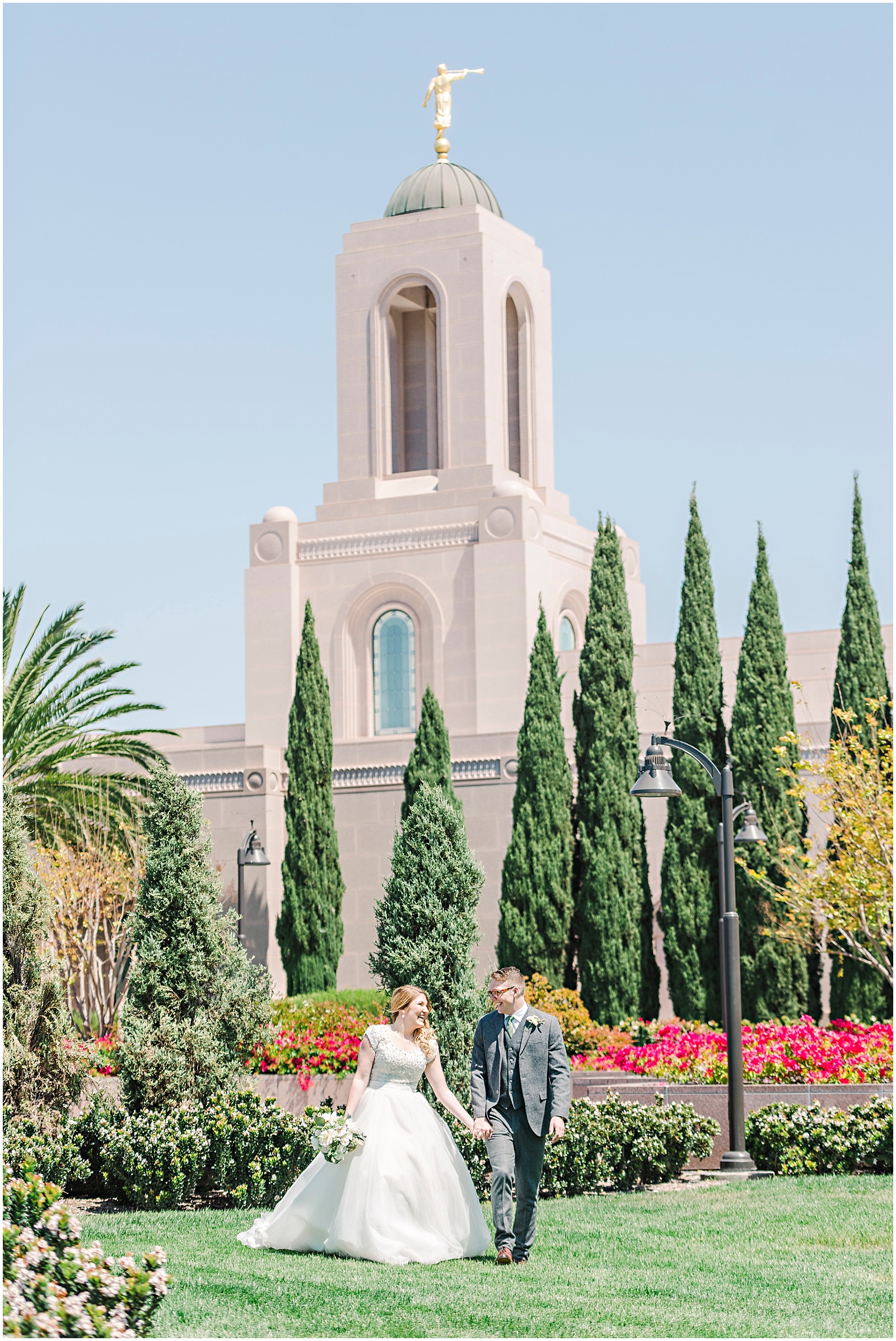 Newport Beach Temple Wedding by Mollie Jane Photography.  To see more go to www.molliejanephotography.com