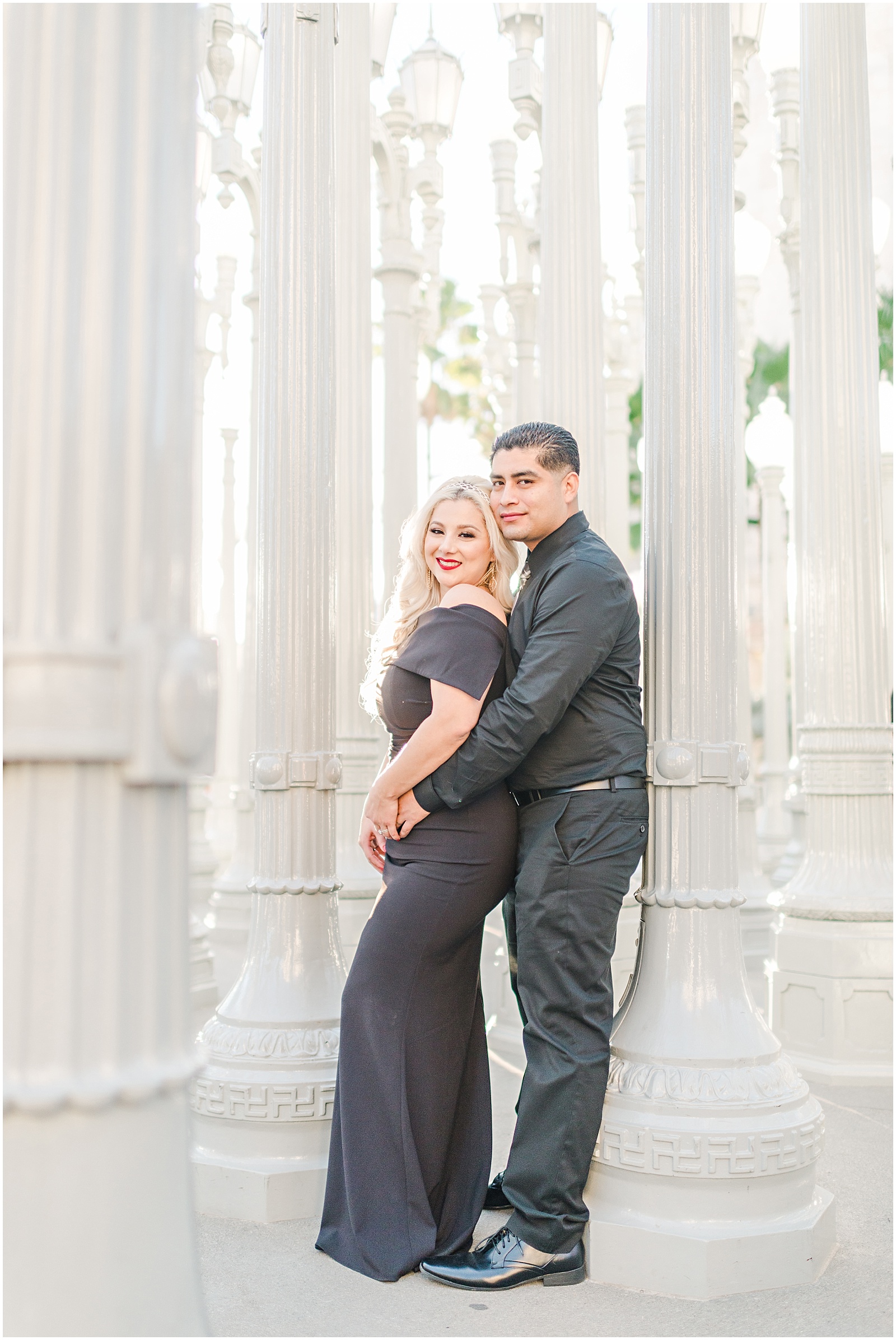 LACMA Engagement Session by Mollie Jane Photography.  To see more go to www.molliejanephotography.com