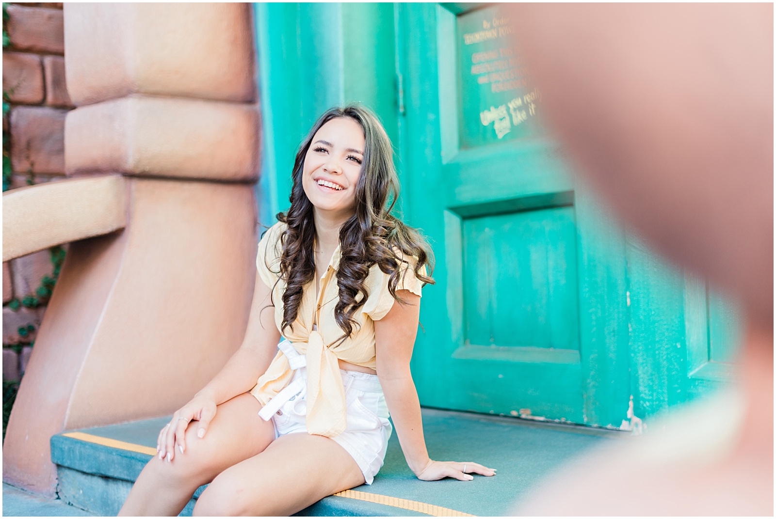 Disneyland ToonTown Senior Session. Images by Mollie Jane Photography. To see more go to www.molliejanephotography.com.