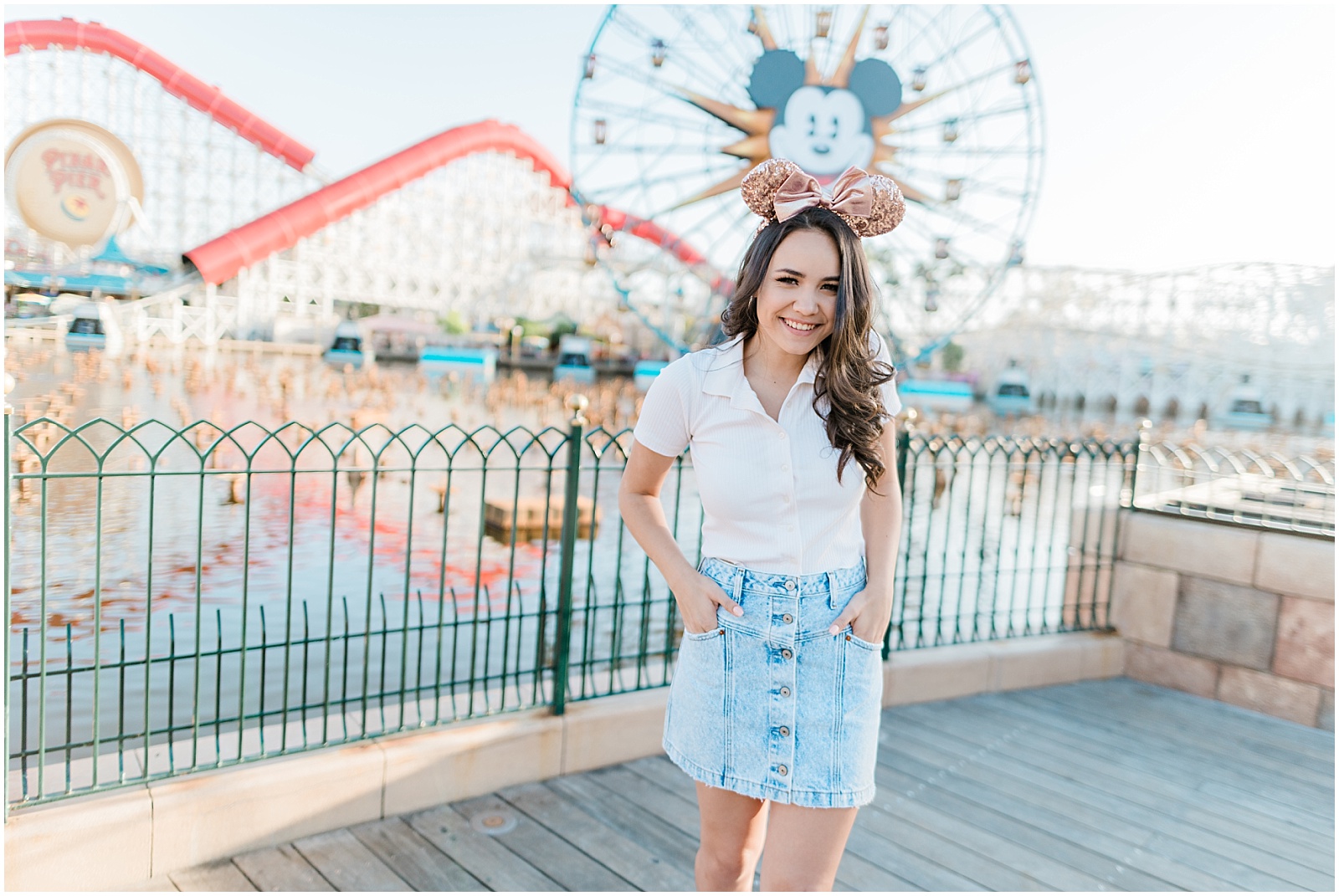 Disneyland Pixar Pier Senior Session. Images by Mollie Jane Photography. To see more go to www.molliejanephotography.com.
