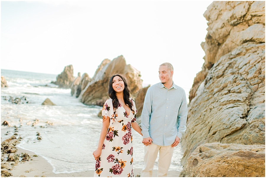 Corona Del Mar Engagement Session, photographed by Mollie Jane Photography. To see more, go to www.molliejanephotography.com