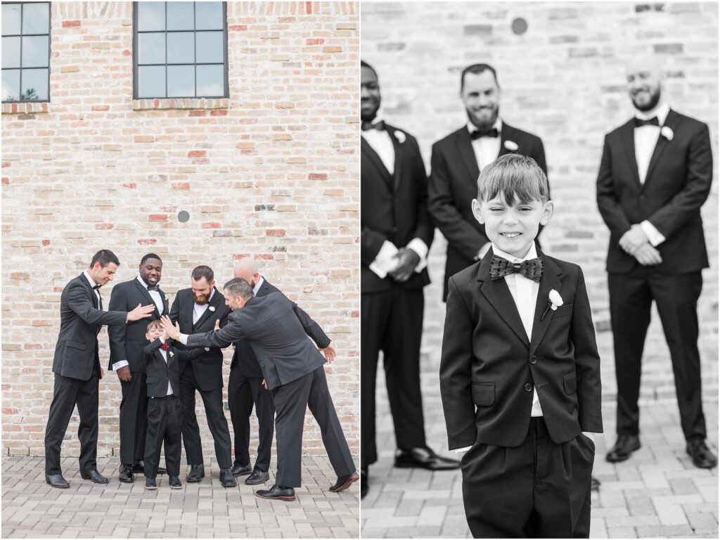 Groomsmen at a Jacksonville barn wedding