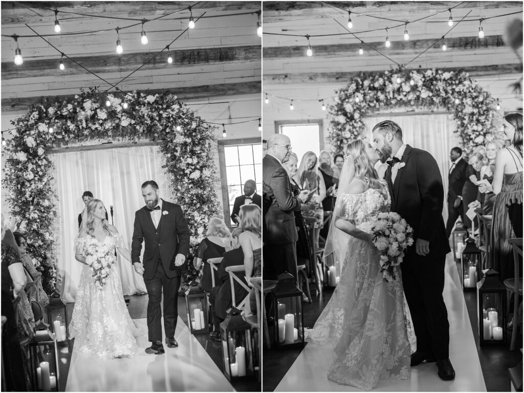 Beautiful Jacksonville barn wedding ceremony