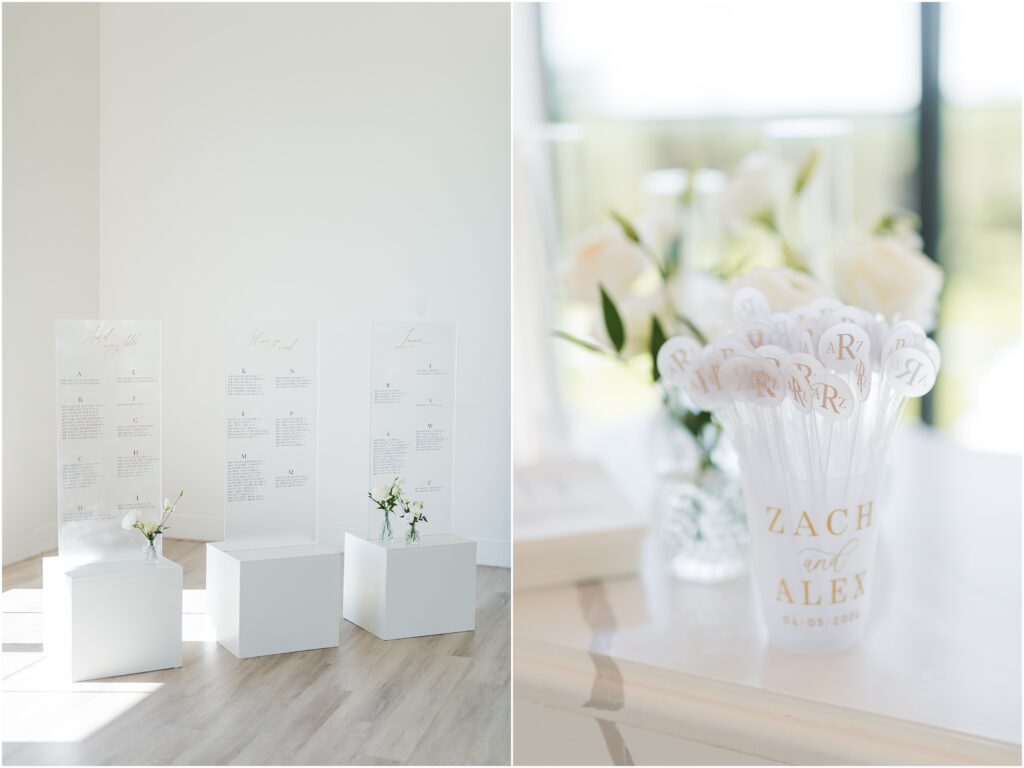 Jacksonville wedding day signage