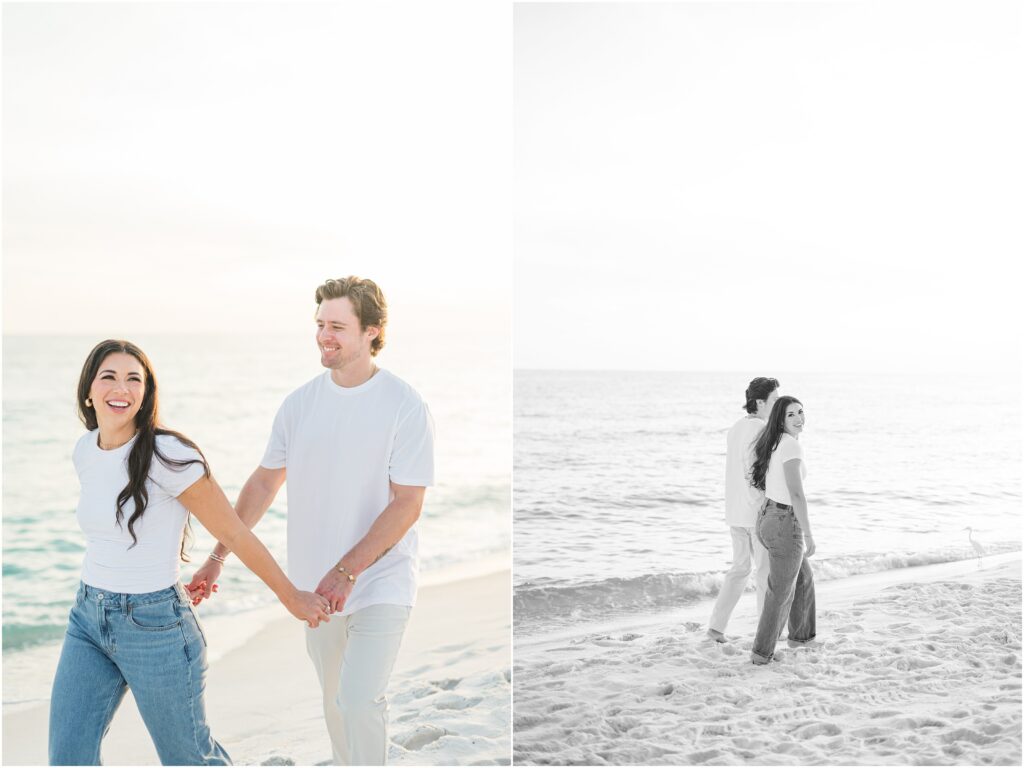 Florida engagement photos on the beach in Pensacola