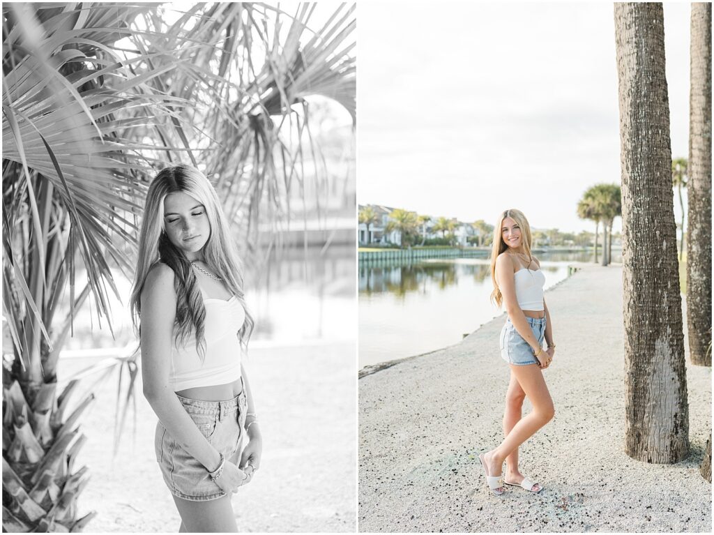 Beautiful intercoastal senior pictures in Jacksonville