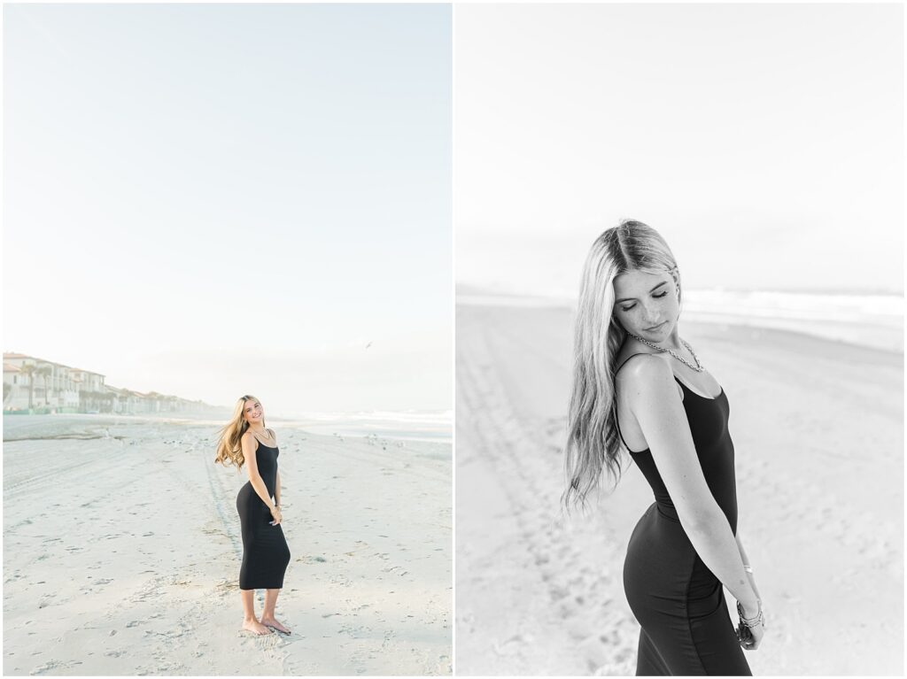 Senior pictures in Jacksonville Fl on the beach