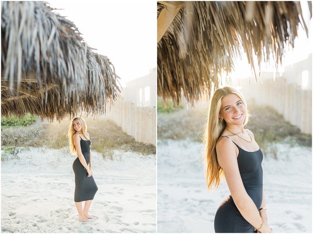 Ponte Vedra senior pictures on the beach