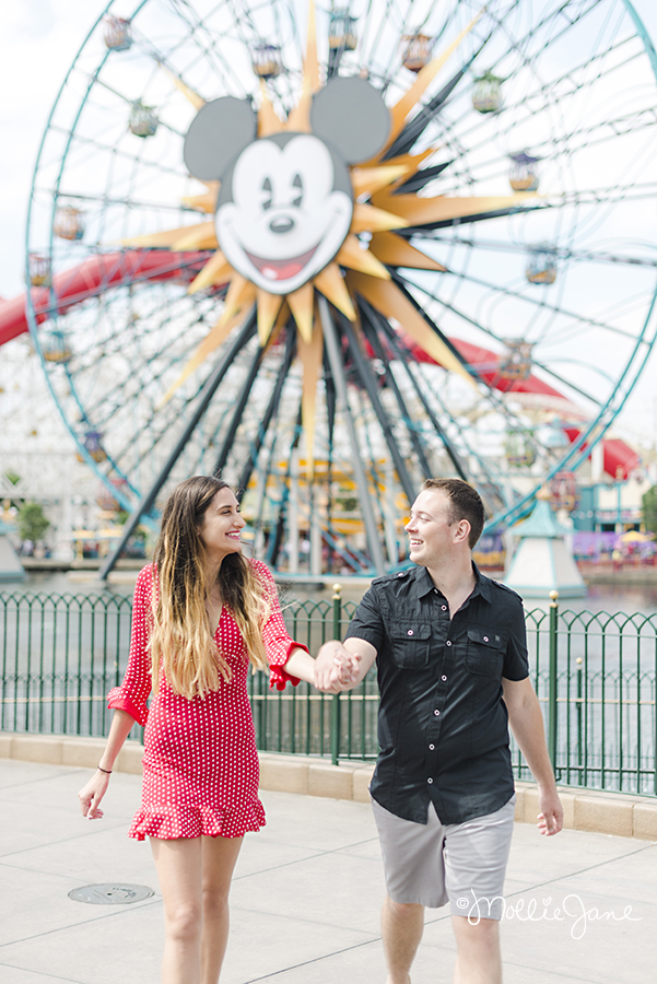 Couple Gets Engaged at Disneyland Resort