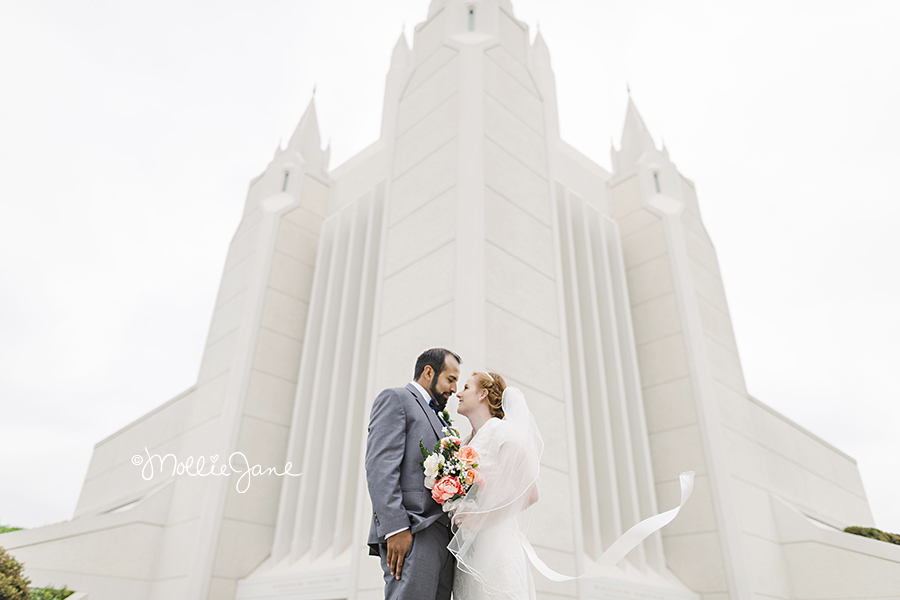 San Diego Temple Wedding Photography