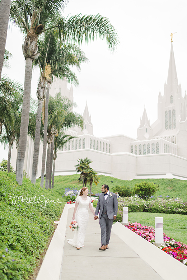 San Diego Temple Wedding Photography