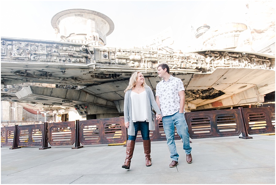 Star Wars Galaxy's Edge Engagement Session at Disneyland