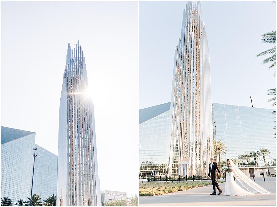 Christ Cathedral California Wedding by Mollie Jane Photography. To see more go to www.molliejanephotography.com