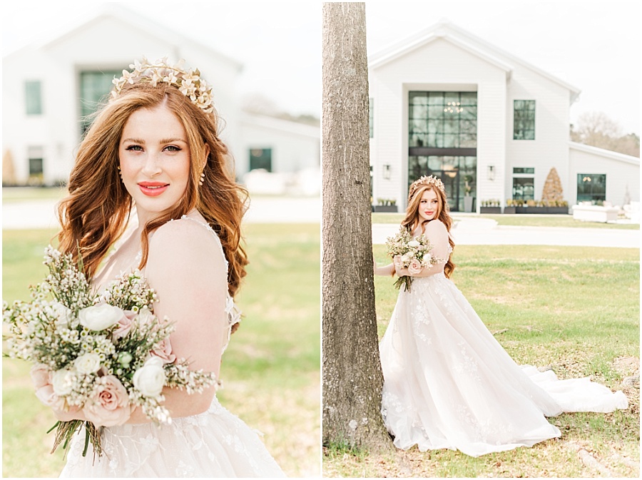 Bridal Session at Boxwood Manor in Tomball