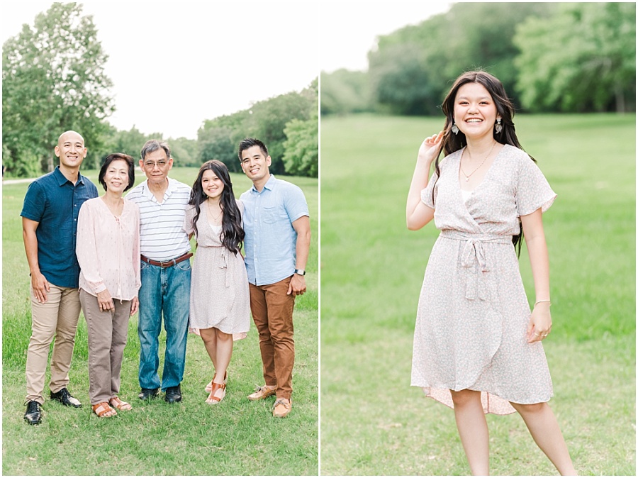 Family Pictures at Terry Hershey Trail in Houston