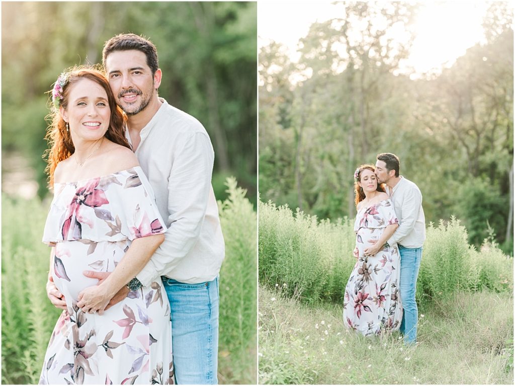 Houston Maternity session in field