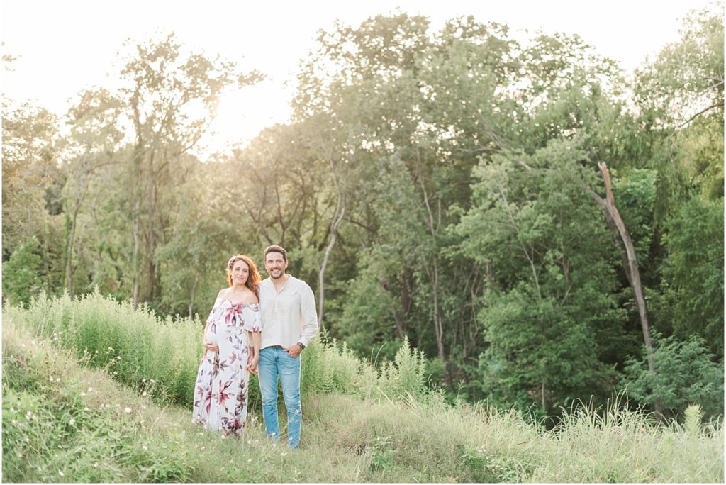 Houston maternity session at Terry Hershey Trail