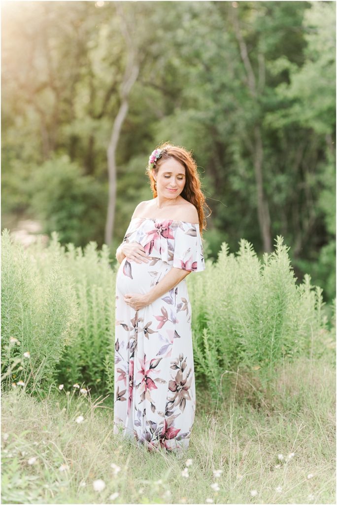 Houston Maternity session at Terry Hershey Trail