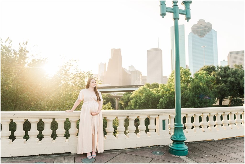 Downtown Houston maternity session
