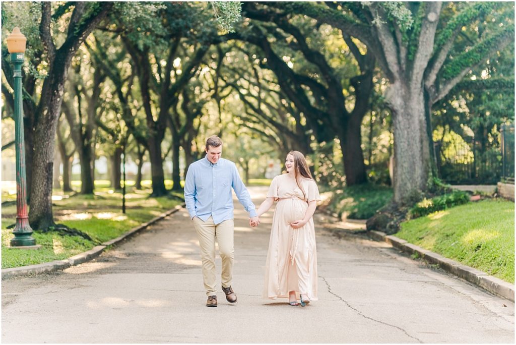 South Boulevard Maternity session in Houston