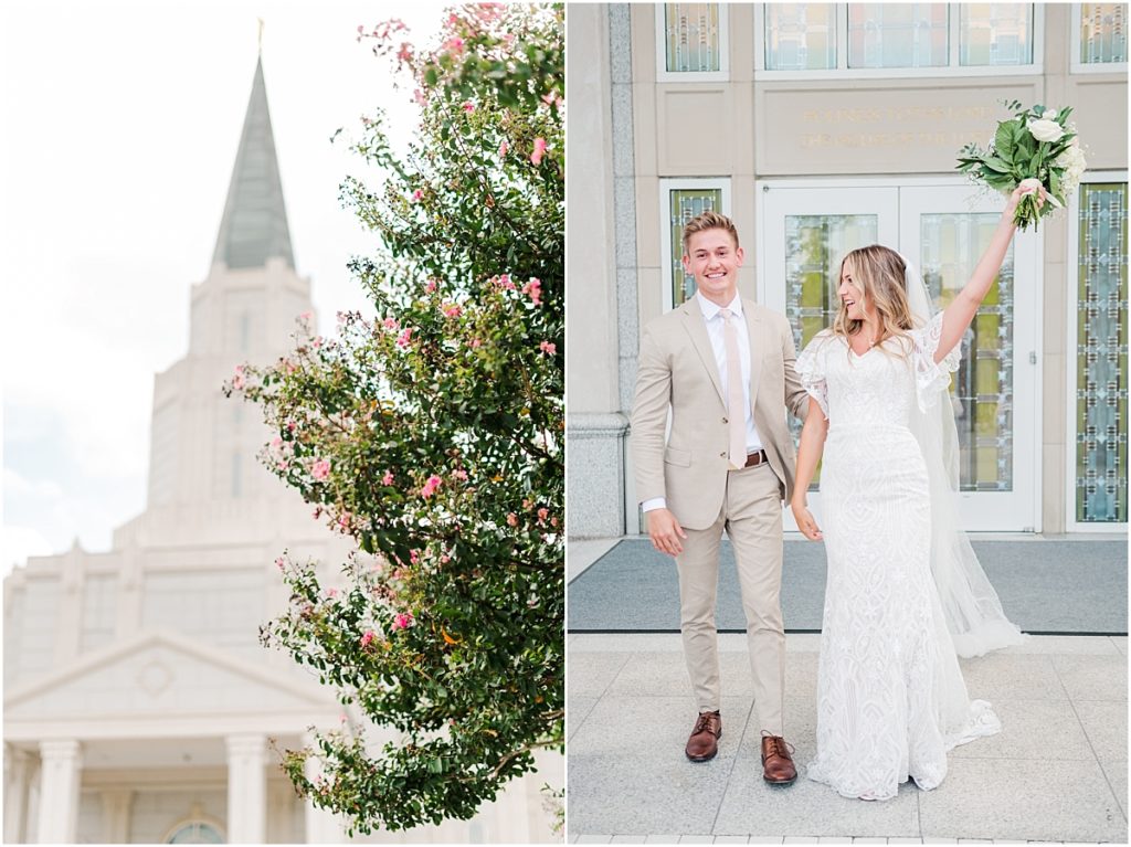 Houston Temple Wedding Photography