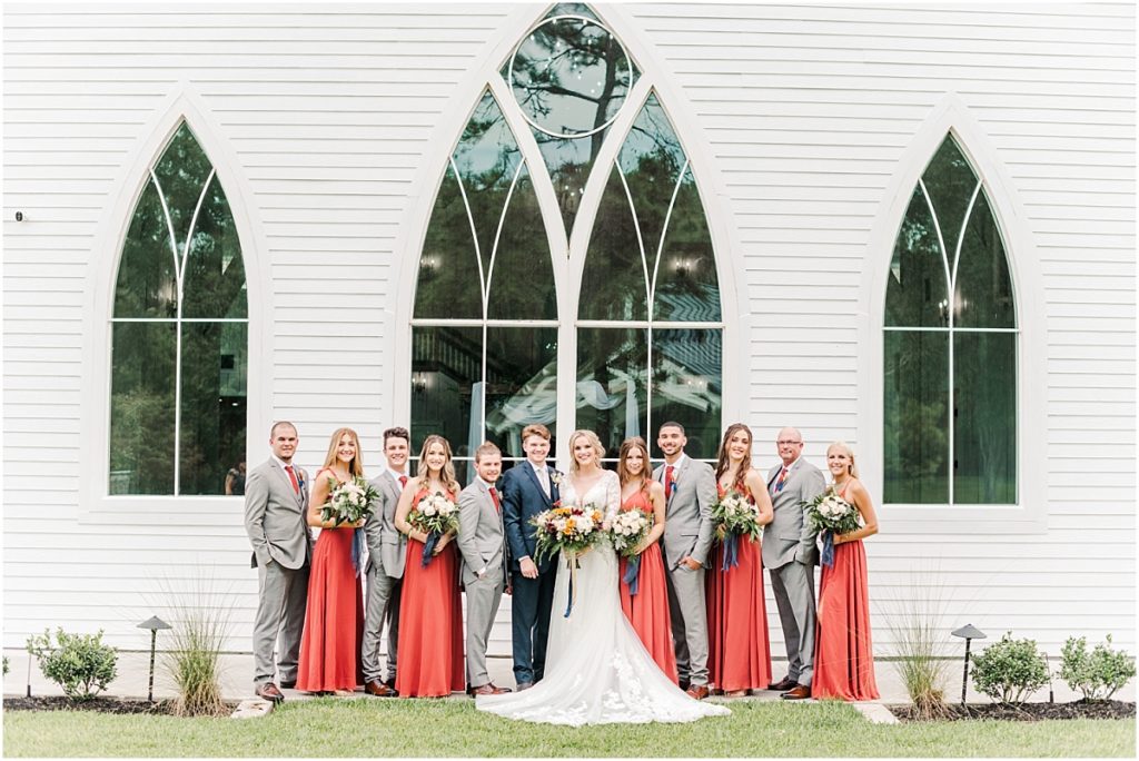 Bridal Party pictures at The Springs Wallisville.