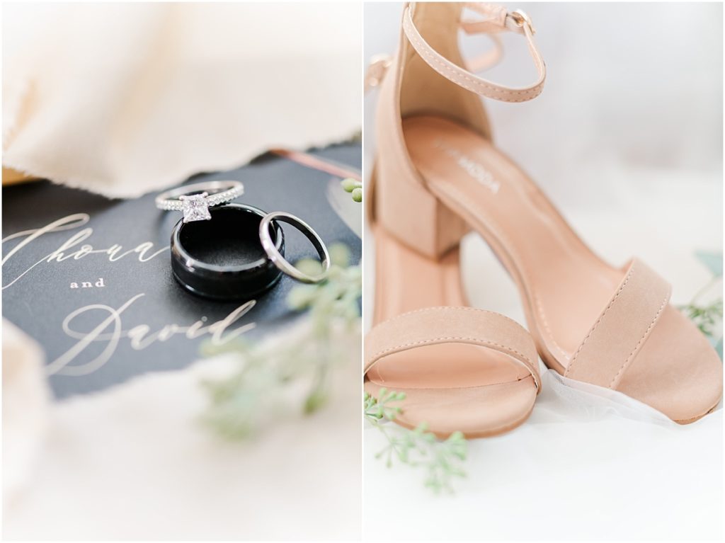 Taupe wedding shoes