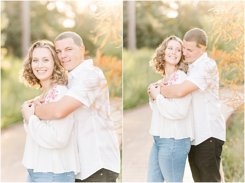 Eastern Glades Engagement session at Memorial Park in Houston