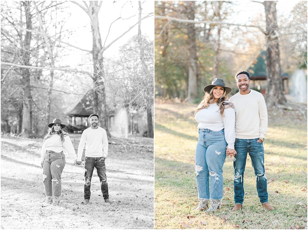 Cy-Hope engagement session in the winter
