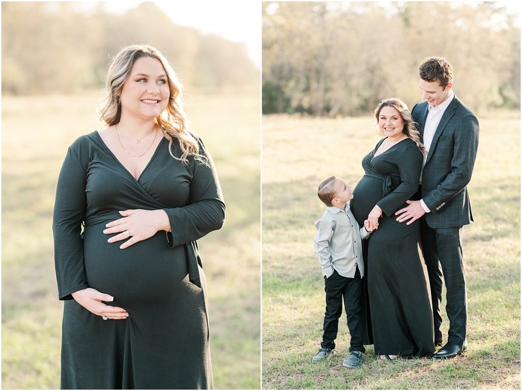 Houston Family session in a field