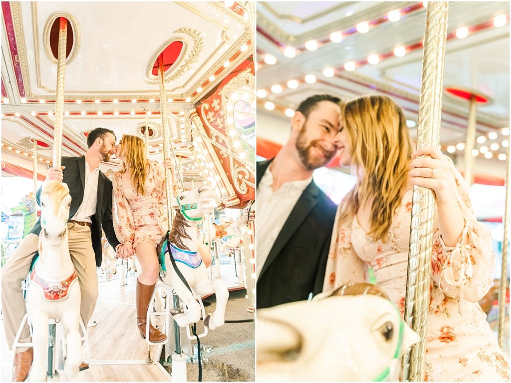 Merry-Go-Round engagement session