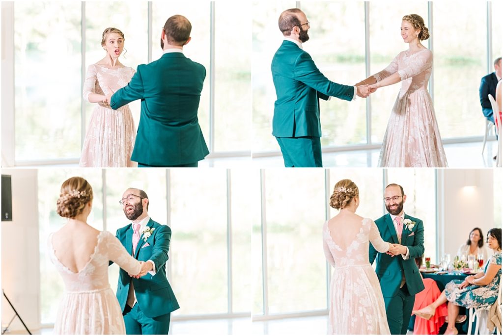 First Dance overlooking the lake at Forever 5 Events