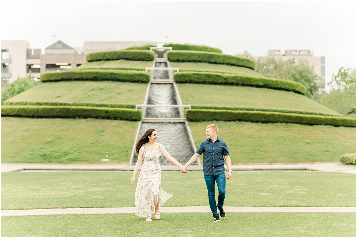 Houston green hill engagement session