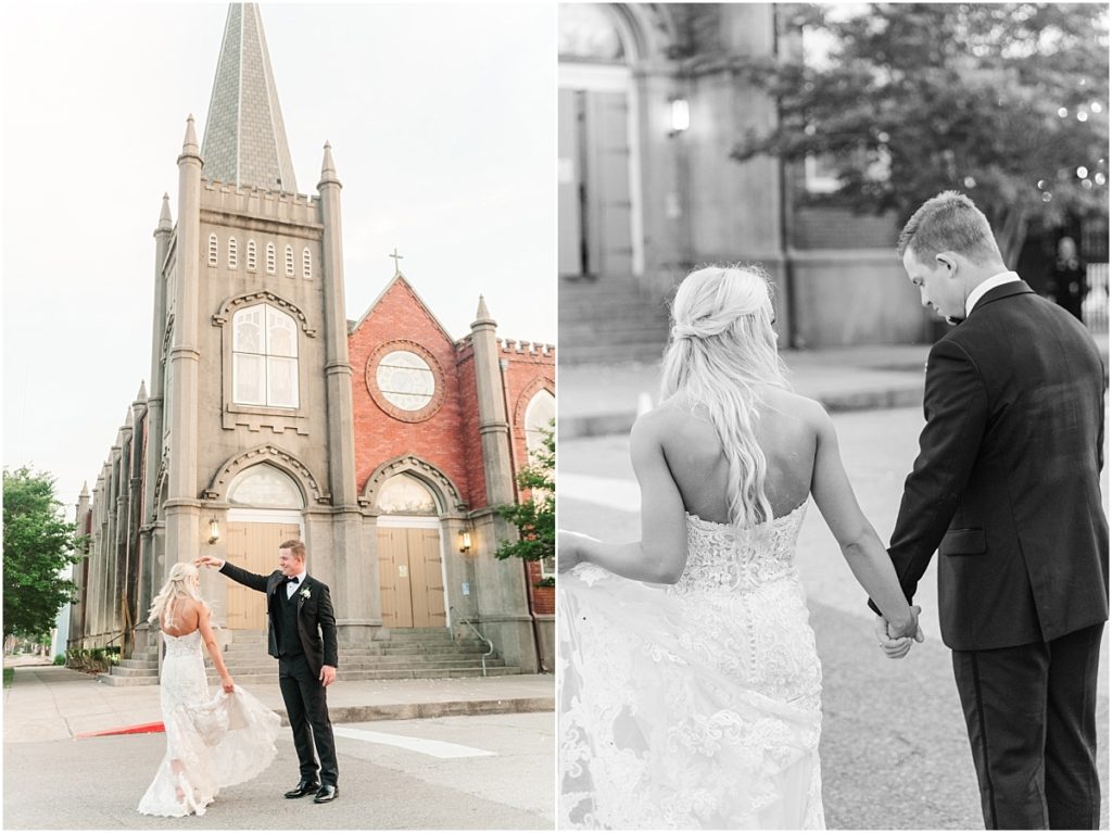 Wedding pictures at Lyceum church