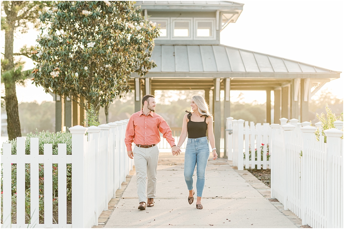 The Woodlands East Shore Engagement Session