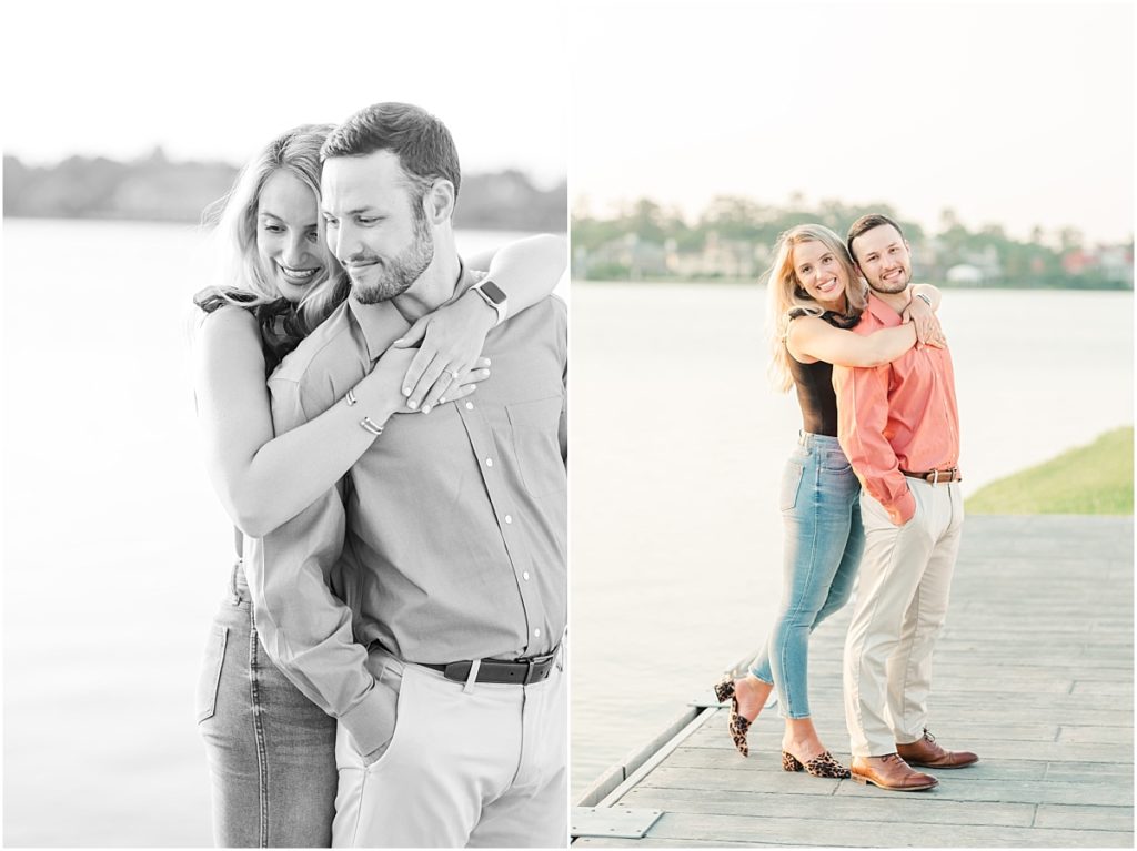 Engagement Session at East Shore in The Woodlands