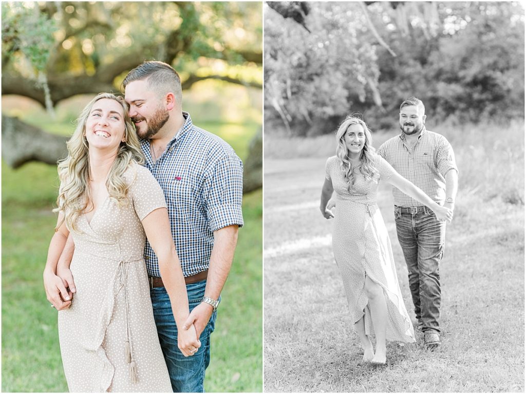 Houston engagement photos at Brazos Bend State Park