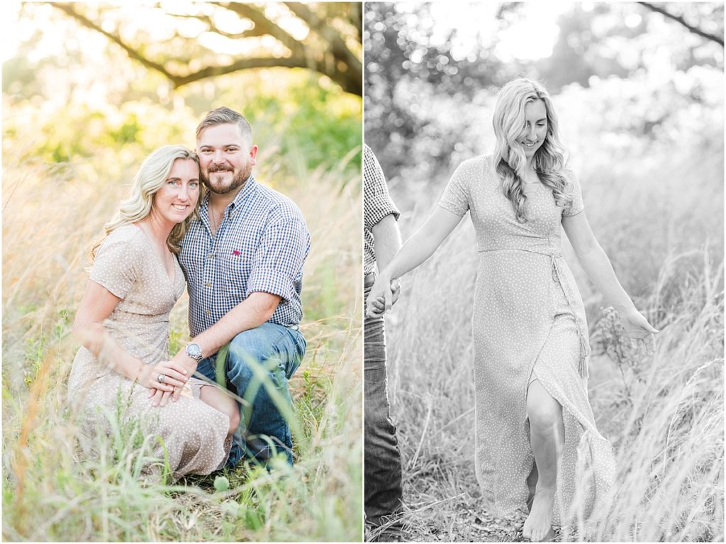 Engagement session in beautiful Texas light