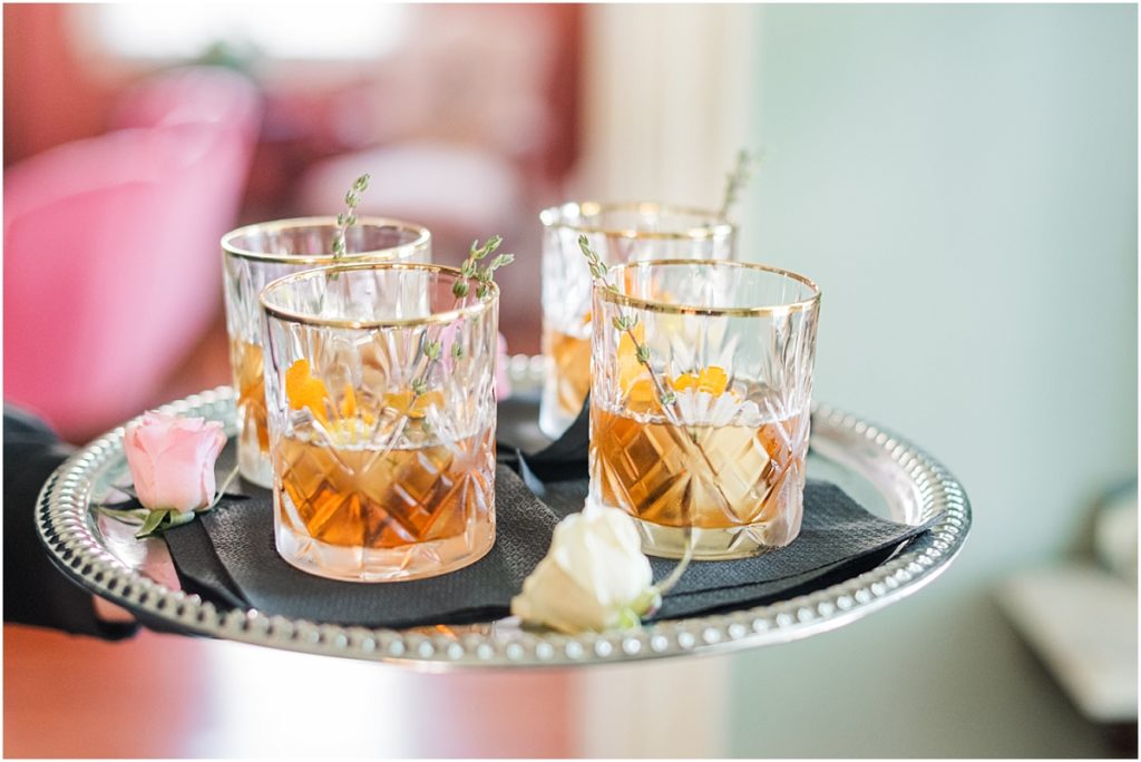 Wedding signature cocktails