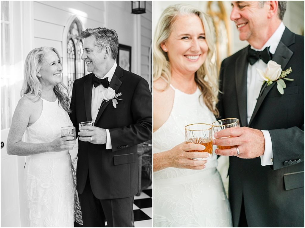 Bride and Groom wedding cocktails