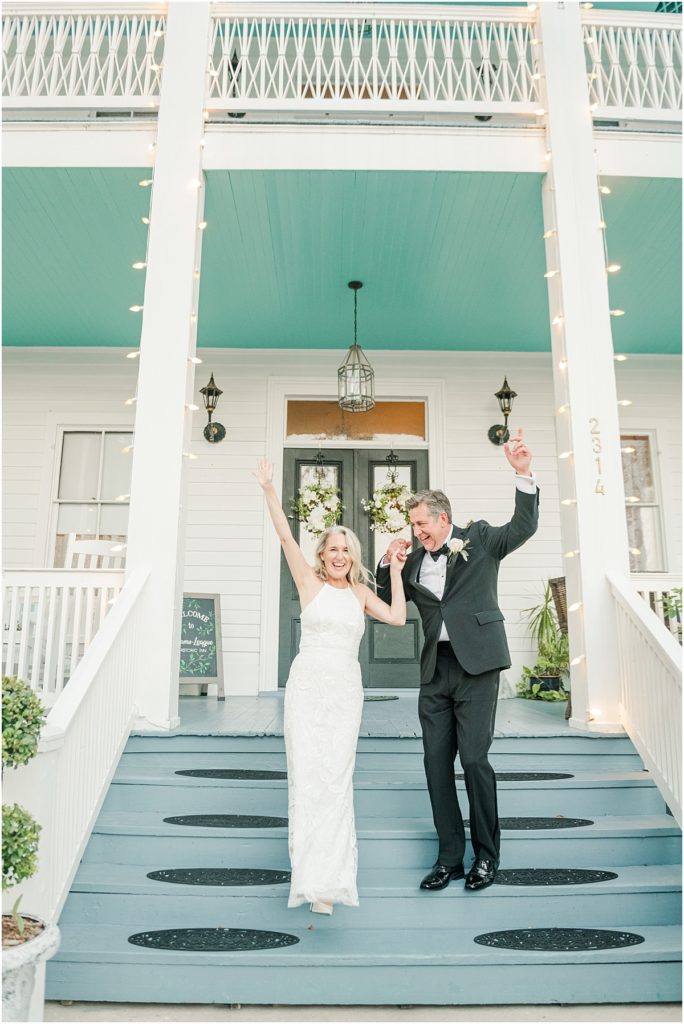 Grand Exit at Galveston Wedding Elopement