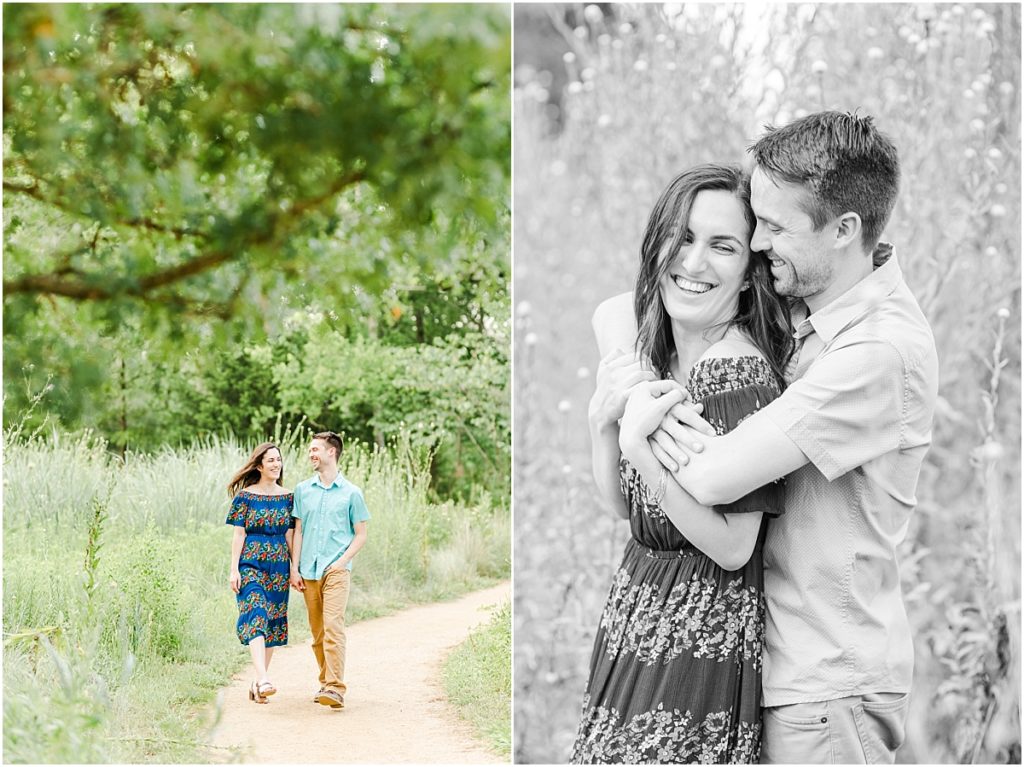 Summer engagement pictures in Houston