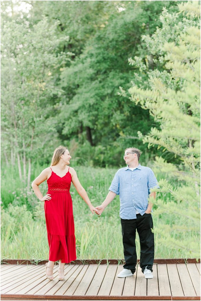 Summer engagement session in Houston