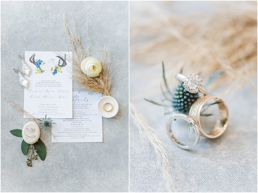 Dusty Blue Wedding details