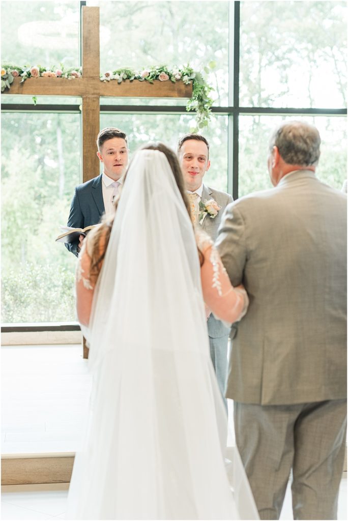 Wedding ceremony at The Luminaire