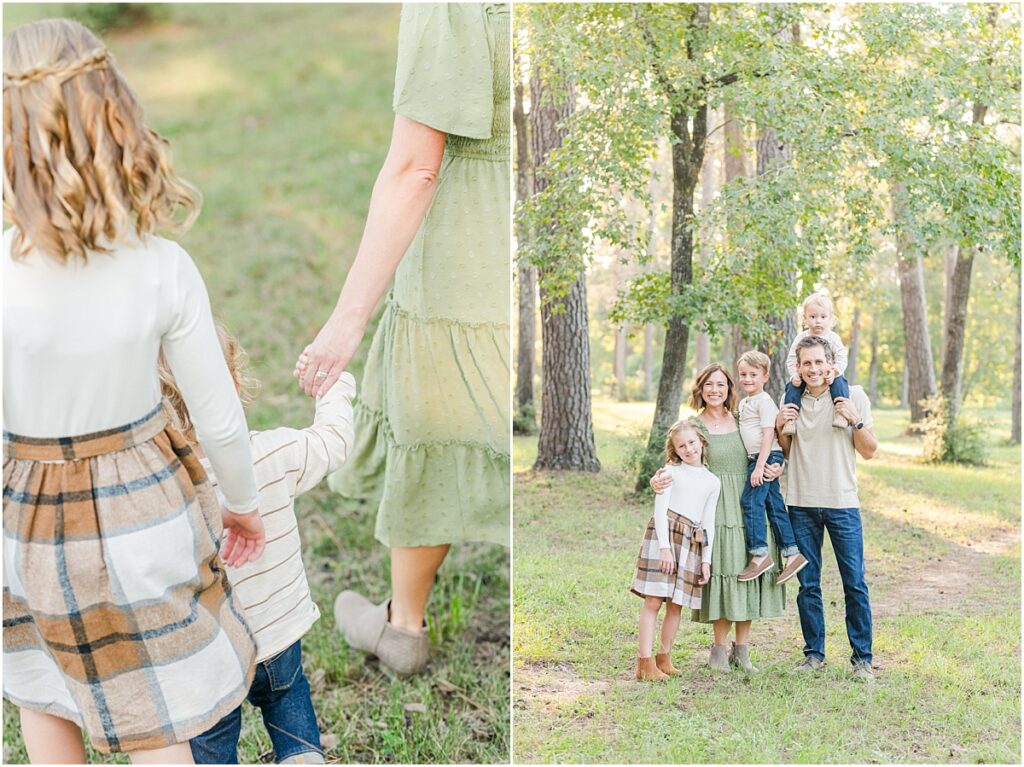 Family session in Conroe, Texas