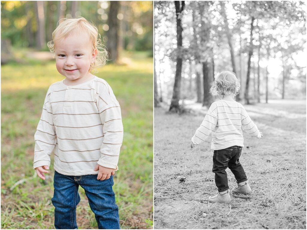 Family Session at the state forest in Conroe