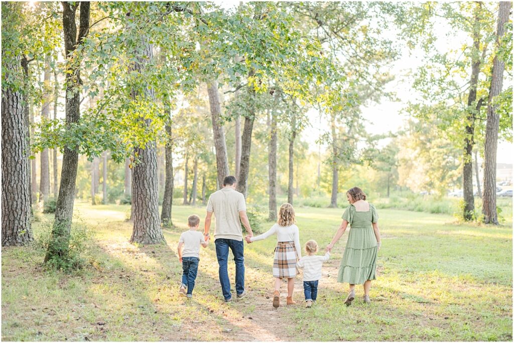 Family photos at W.G. State Forest