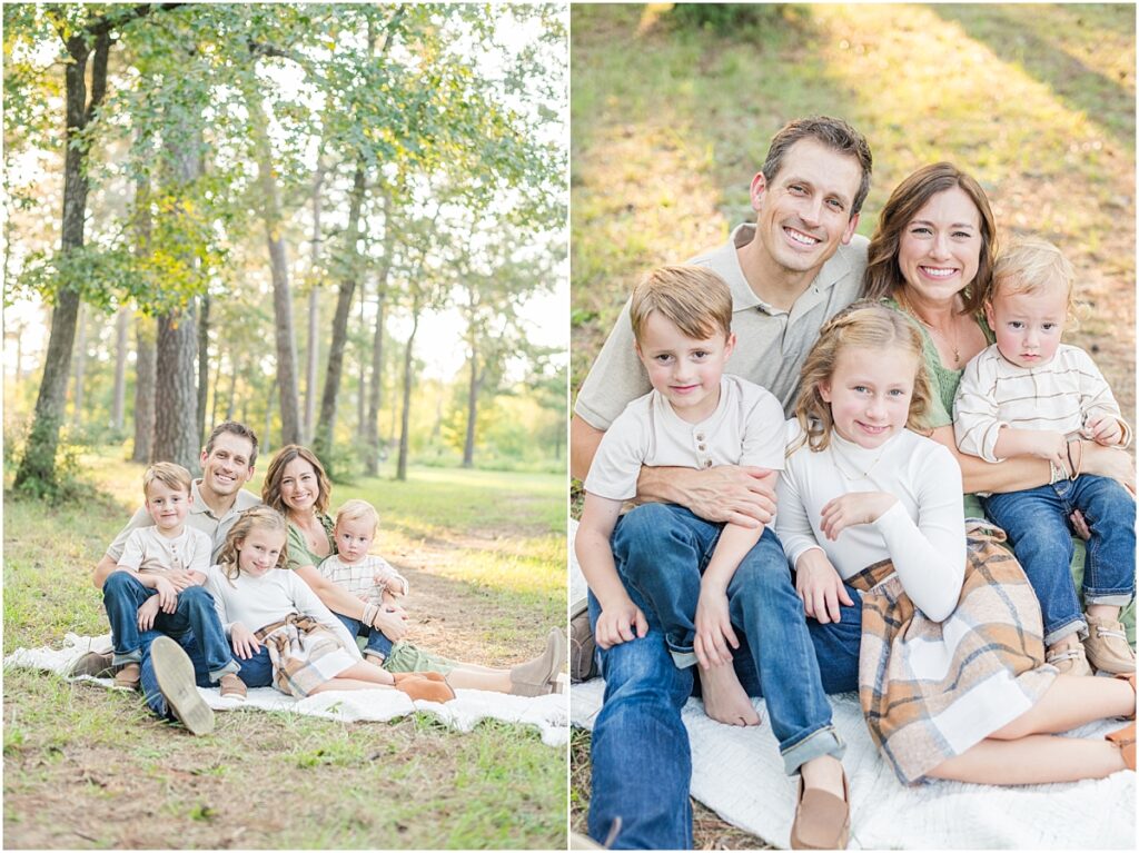 Family Pictures in The Woodlands