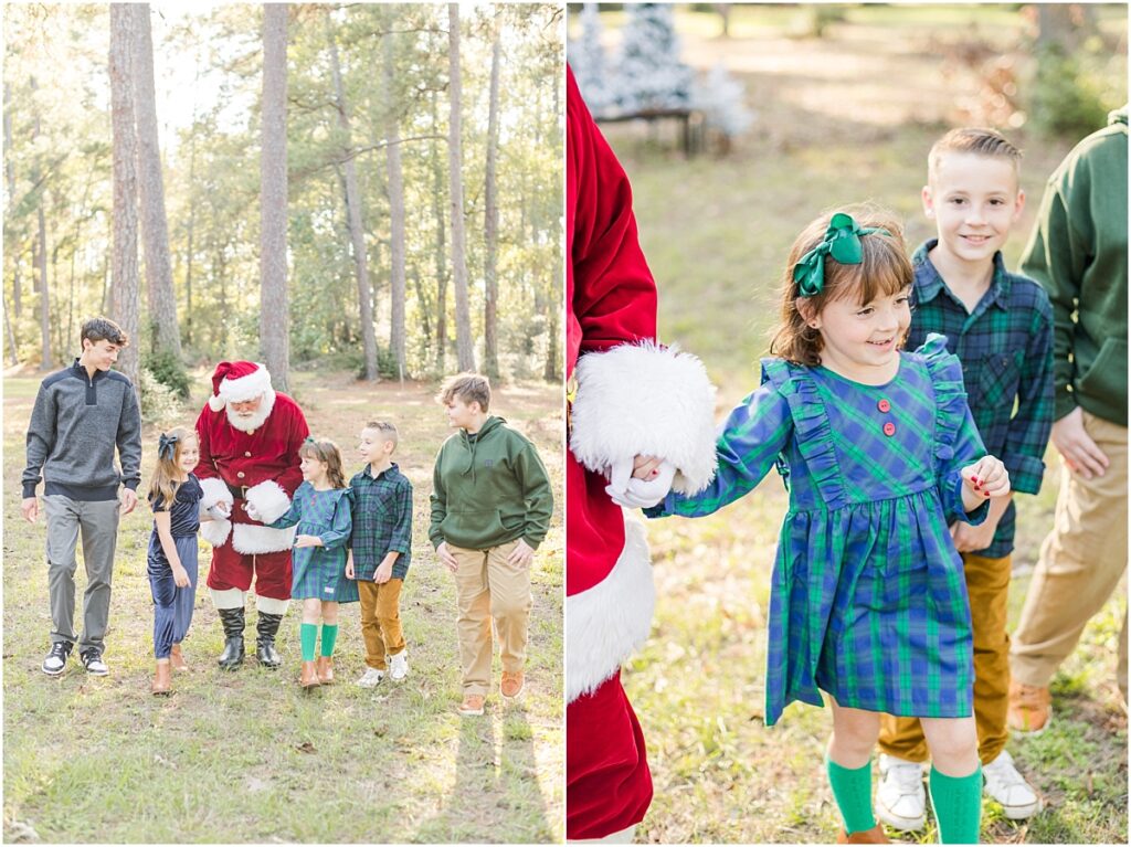 Santa pictures in Houston